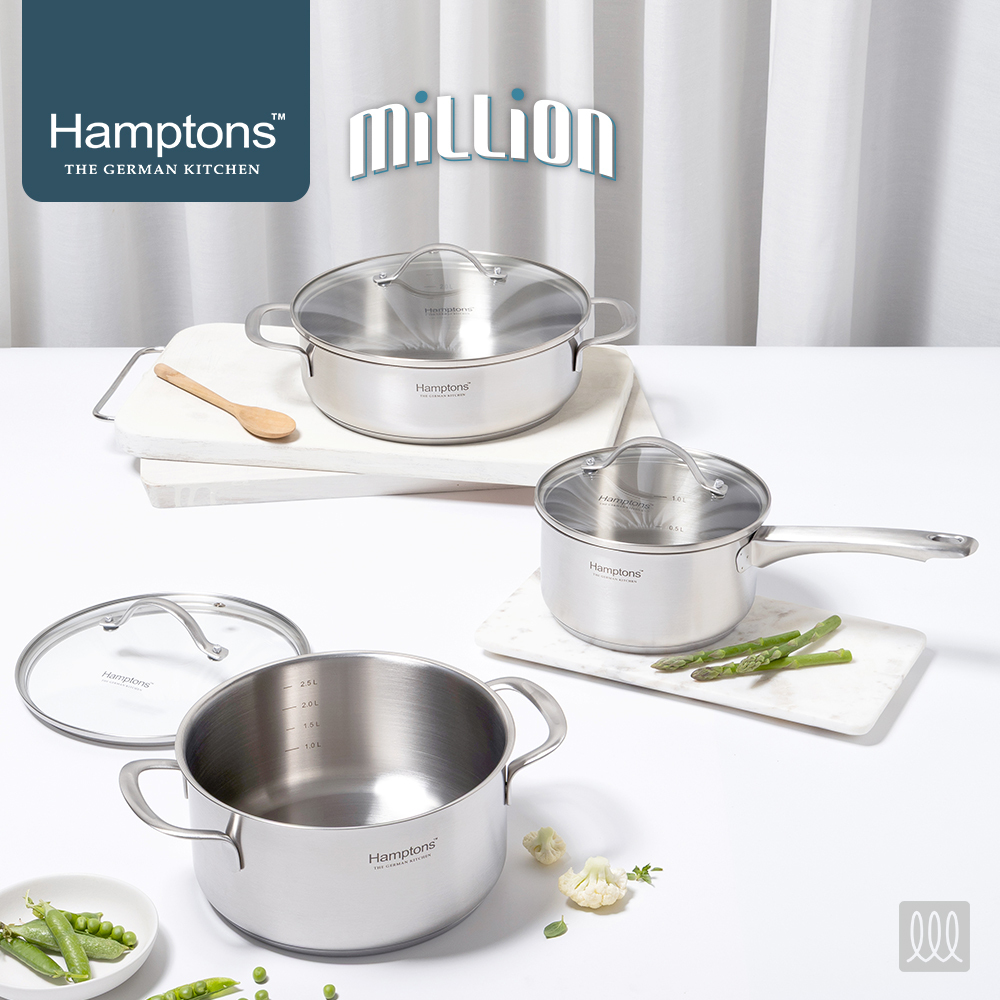 햄튼 밀리언 인덕션 냄비 3종 세트-C (16S20P24C)